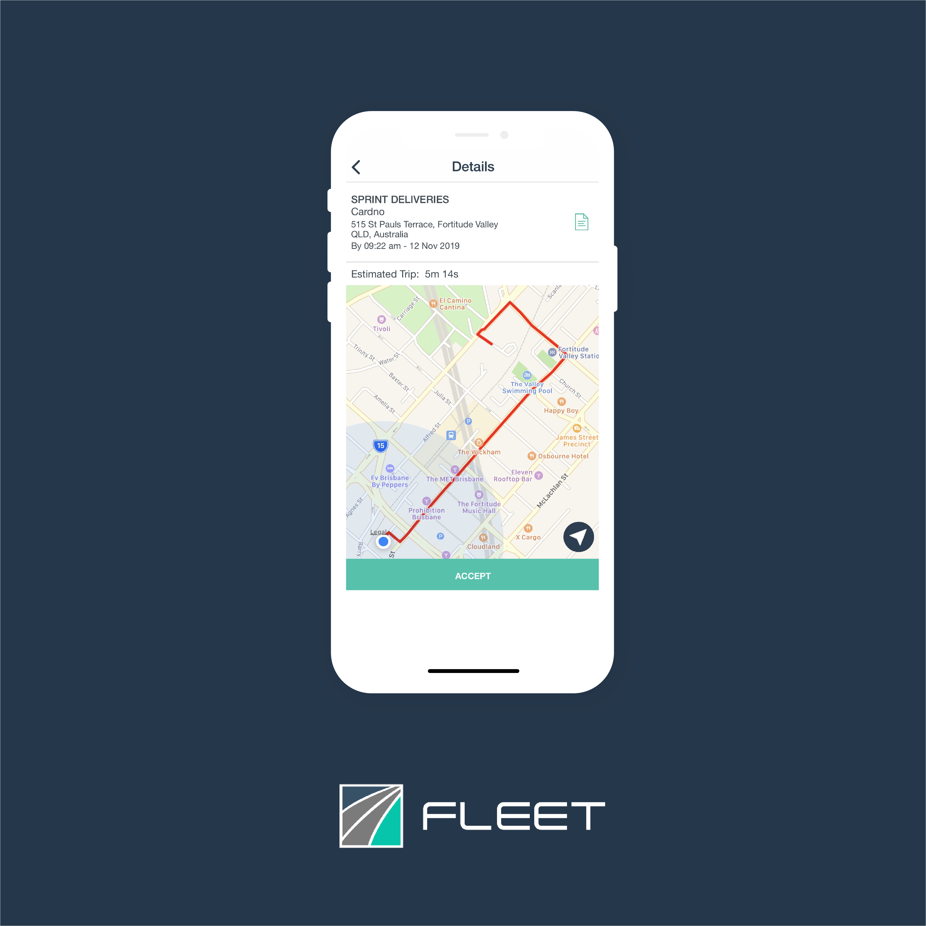 sprint digital case study, fleet app, delivery tracking platform